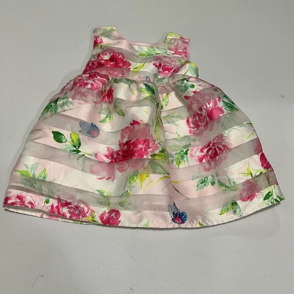 Wonder Nation Sleeveless Floral Dress | Toddler Girls 18 months